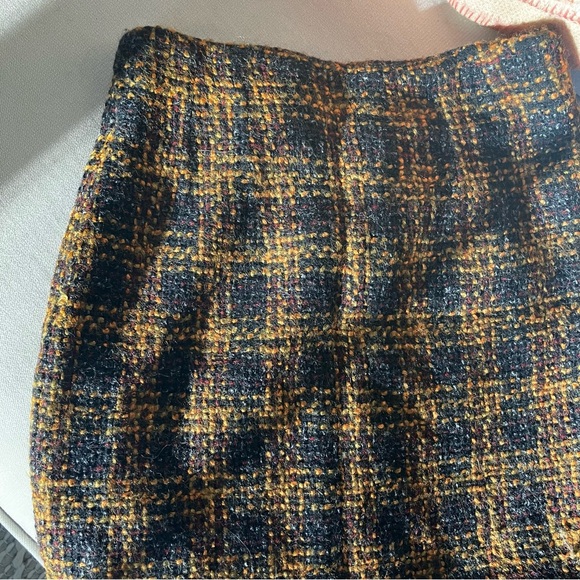 Vintage Compagnie Internationalonale Expresss Wool Plaid Skirt - Picture 6 of 7